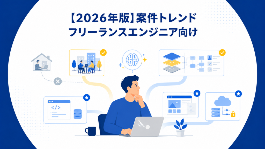 【2026年版】フリーランスエンジニア案件トレンド｜全体動向と職種別の変化を解説