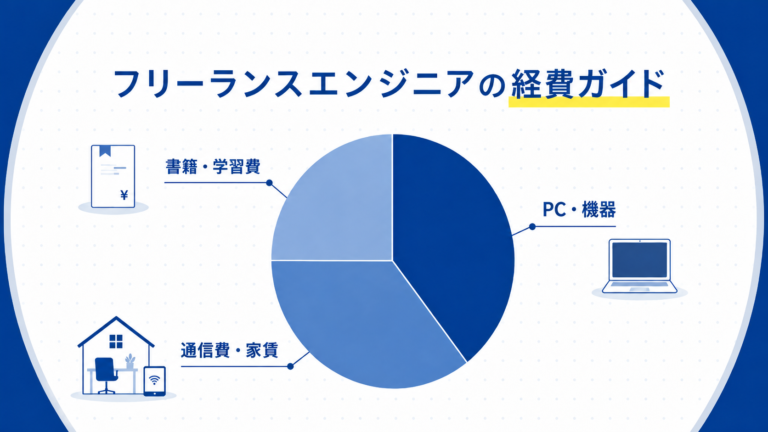 フリーランスエンジニアの経費ガイド｜PC・書籍・自宅作業スペースの按分方法