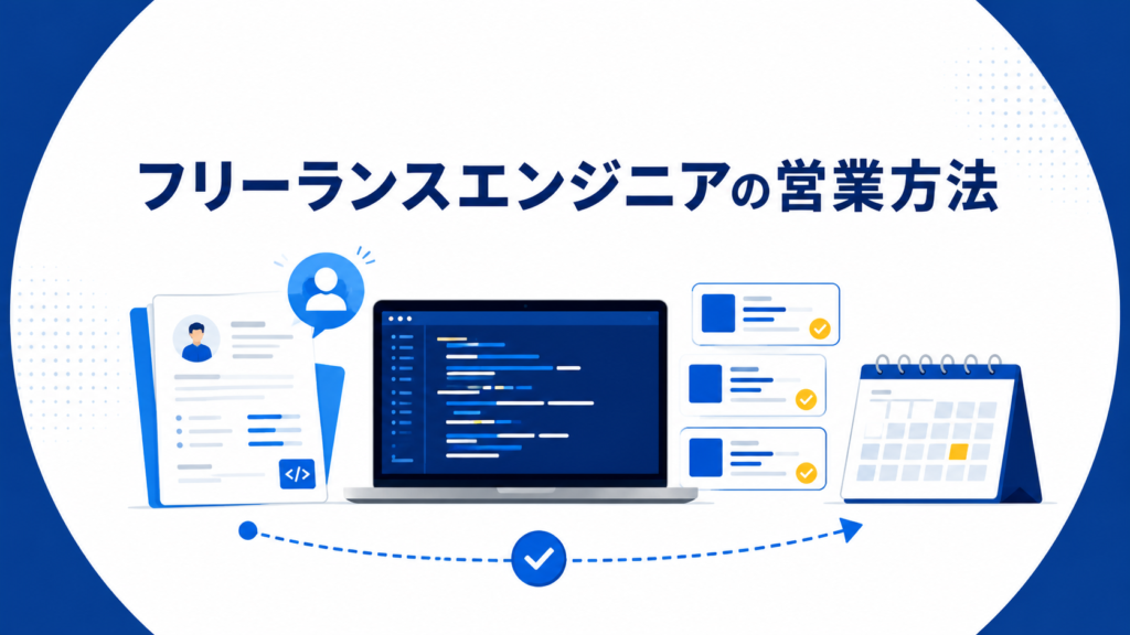 フリーランスエンジニアの案件獲得｜営業方法と継続のコツ